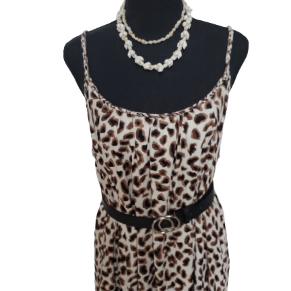 NWT TRIBAL BRAIDED STRAPS MAXI HIGH-LOW SUMMER DRESS ( SIZE L)